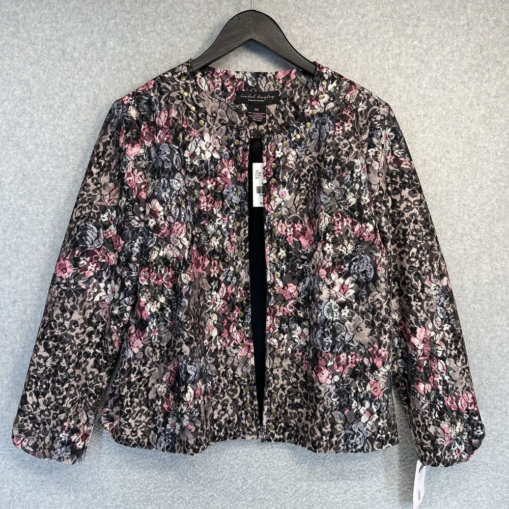 Isabel Hayley Timeless Trends Womens Jacket Size PM Multicolor Open New Tags